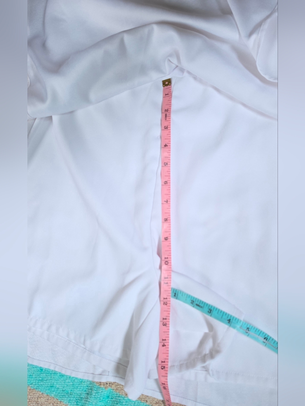 Lilly Pulitzer Pearl Romper Women's 4 Resort White w/ Gold Crochet Yoke Halter - Picture 12 of 14